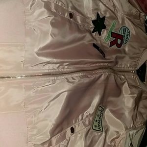 Dust pink bomber jacket